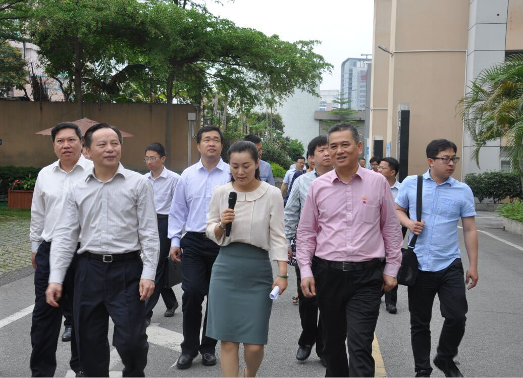東莞市委書記徐建華一行蒞臨常平科技園參觀調研