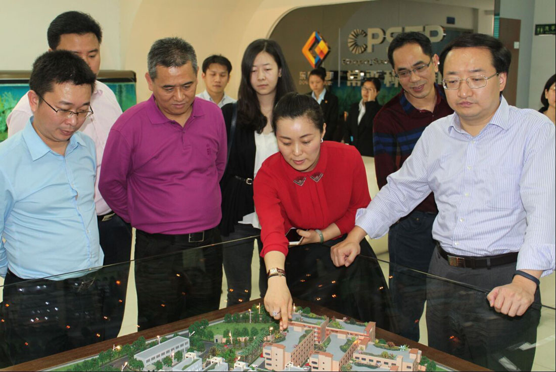 團省委副書記張志華一行蒞臨常平科技園參觀調研