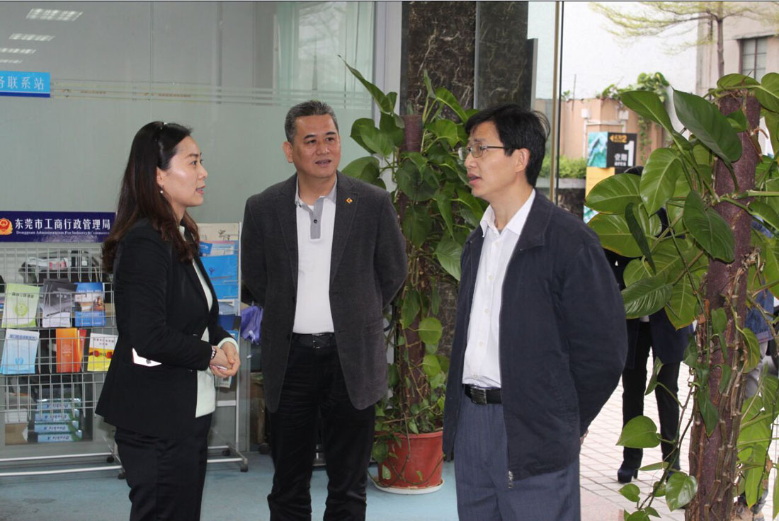 市科技局吳世文局長一行蒞臨常平科技園參觀調研