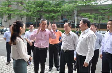 東莞市委書記徐建華一行蒞臨常平科技園參觀調(diào)研